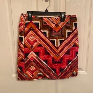 Merona | Adorable Pink and Gold Skirt